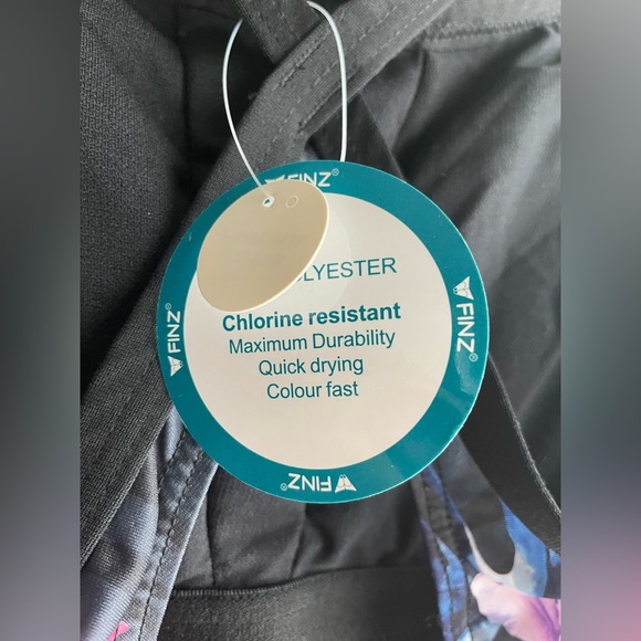 New Finz Women Floral Bikini One Piece Size L10 - Picture 7 of 9